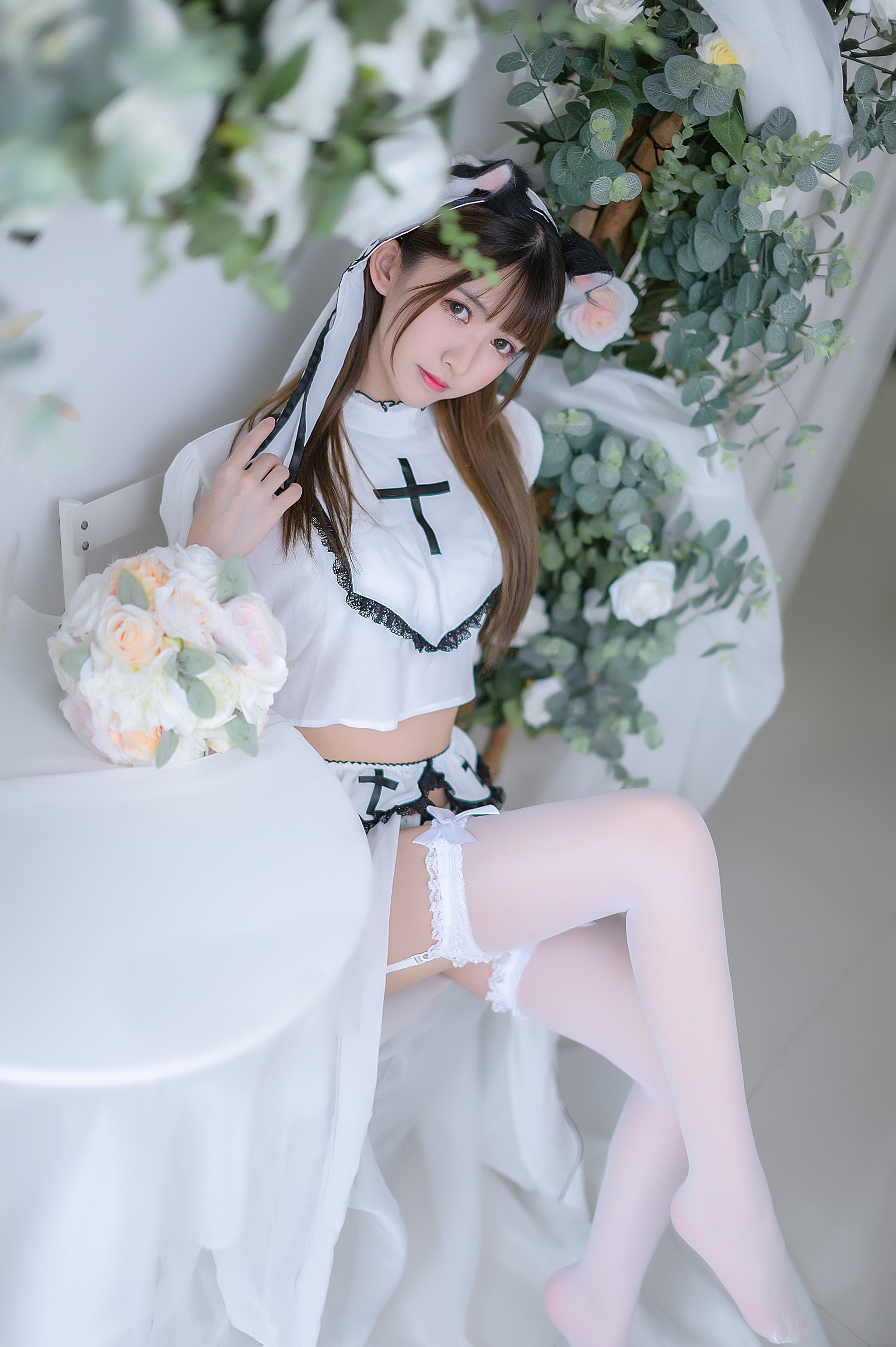 图片[1]-鳗鱼霏儿 – NO.067 猫耳娘 第三套 [12P]-XikXak